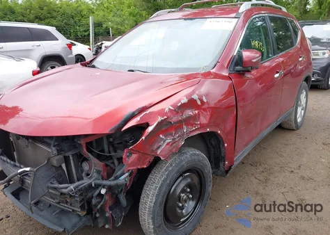 2015 Nissan Rogue Sv из США, поврежденный, VIN 5N1AT2MT9FC918196